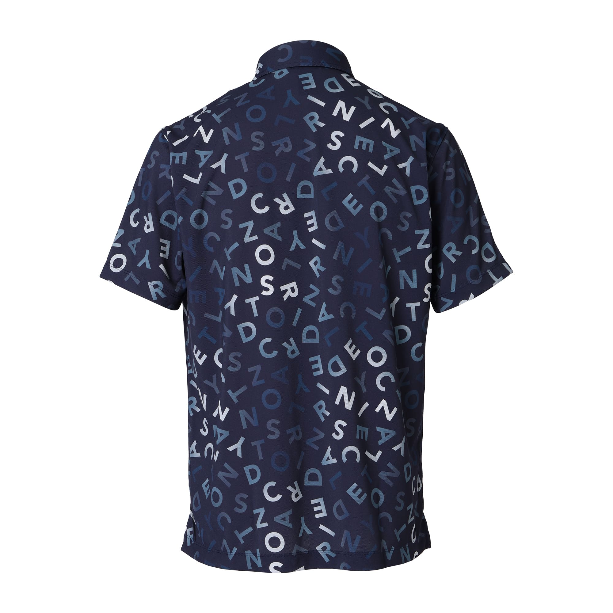 【24AW新作】MENS ロゴプリント 半袖ポロシャツ ネイビー 071444010 - ZOY OFFICIAL
