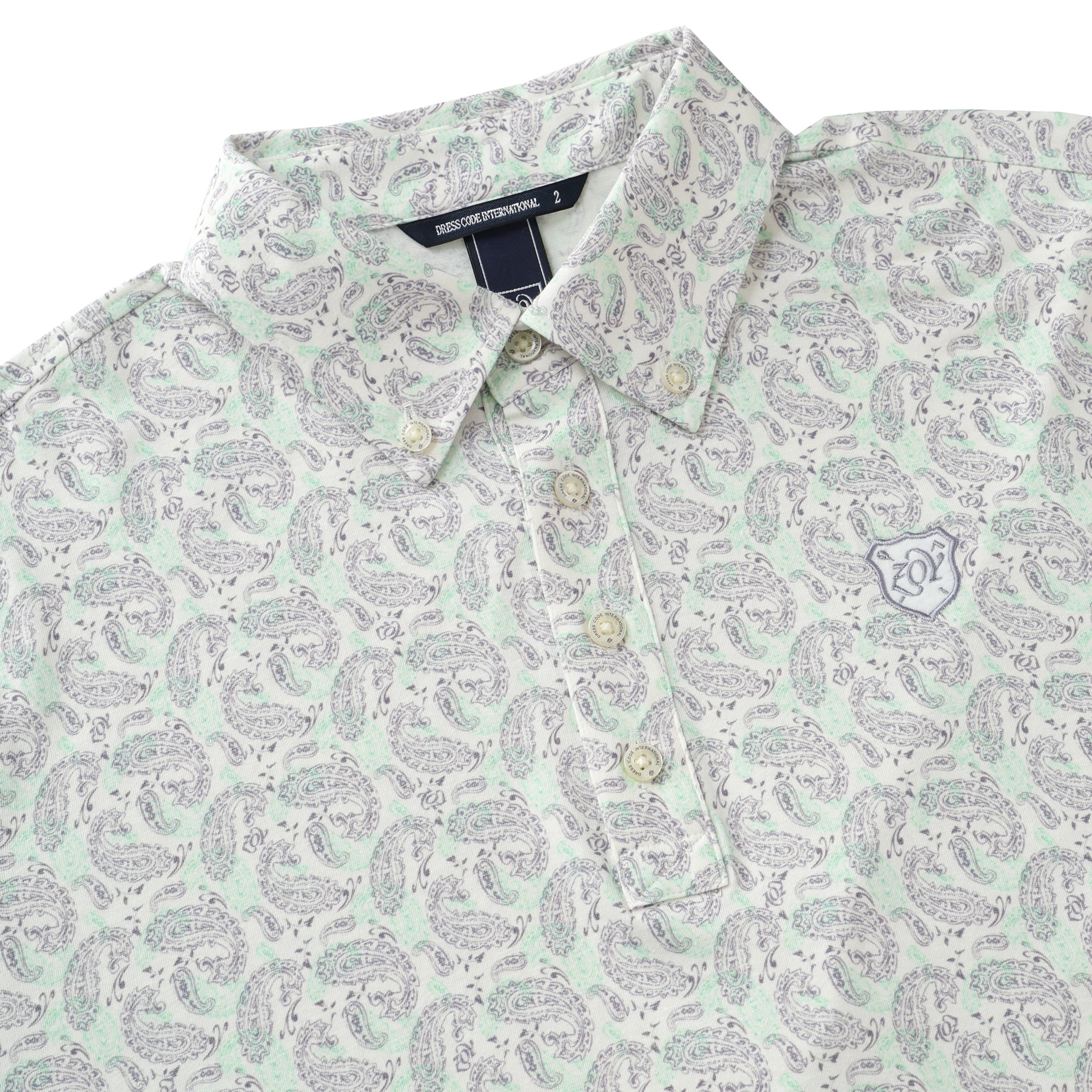 【24AW新作】MENS ステンシルペイズリープリント ネイビー071444016 - ZOY OFFICIAL