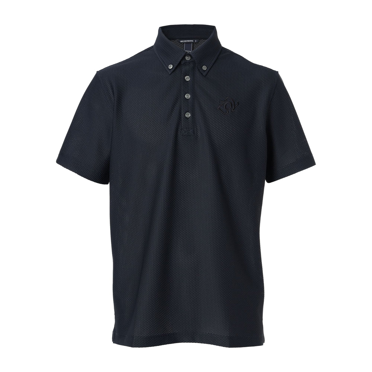 24AW新作】MENS メッシュトリコット 半袖ポロシャツ ネイビー 071444030