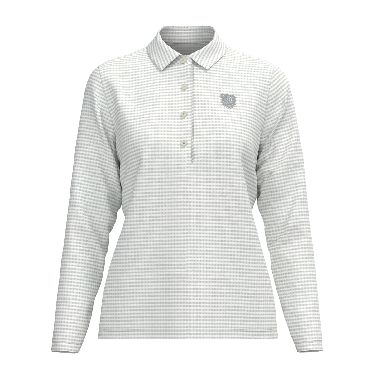 【24AW新作】WOMENS サッカーセミジャガード 長袖シャツ シルバーグレー 071644005 - ZOY OFFICIAL