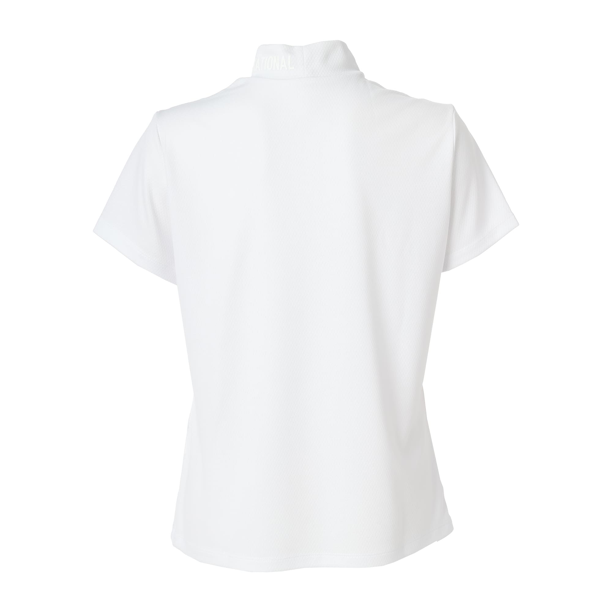 【24AW新作】WOMENS 37.5Technologyメッシュ 半袖シャツ ホワイト 071644011 - ZOY OFFICIAL