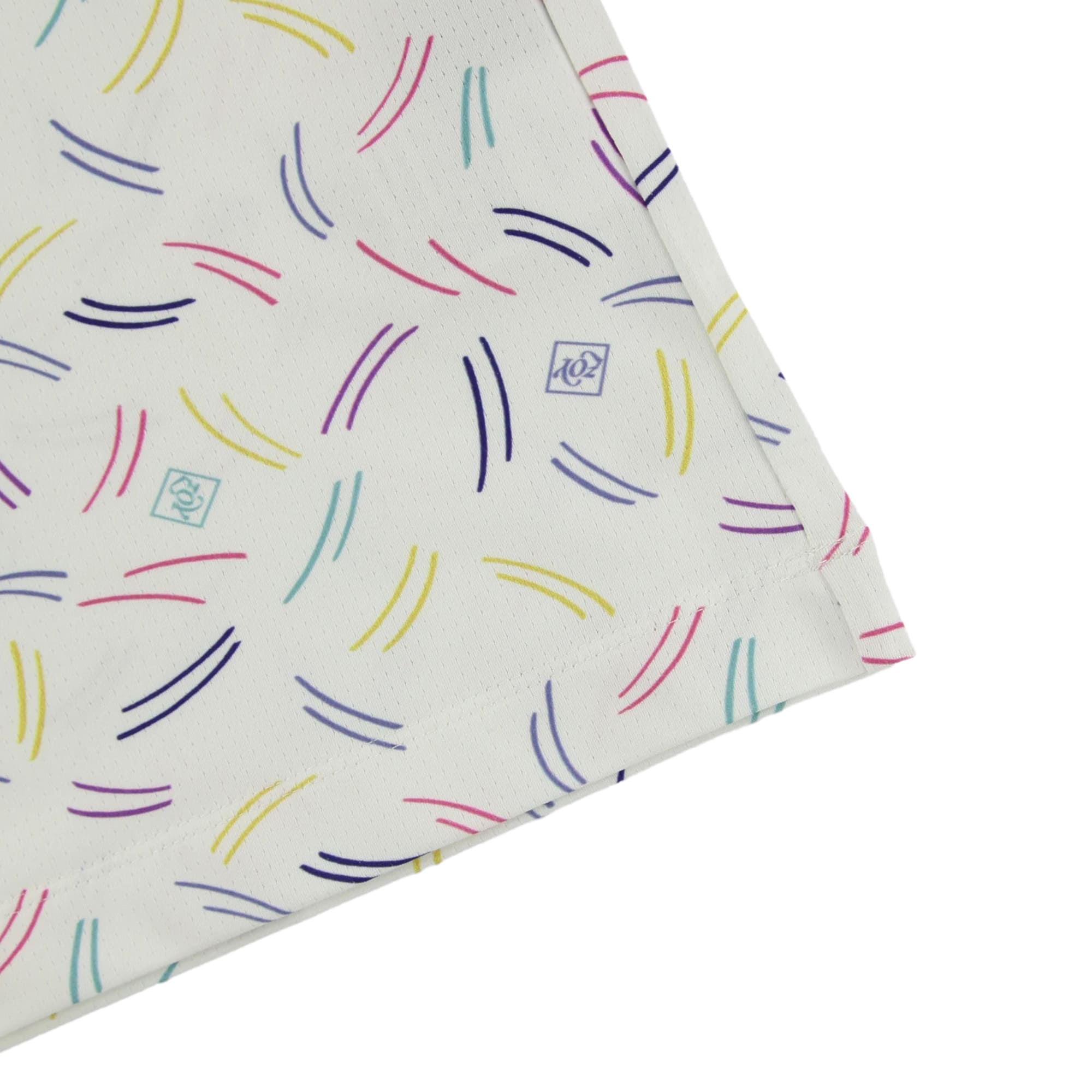 【24SS新作】MENS グラスプリント 長袖モックネック ホワイト 071442004 - ZOY OFFICIAL