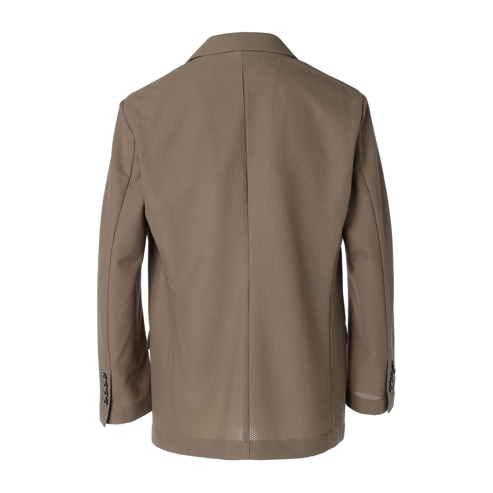 【24SS新作】MENS メッシュトリコット ジャケット サンドベージュ 071444100 - ZOY OFFICIAL