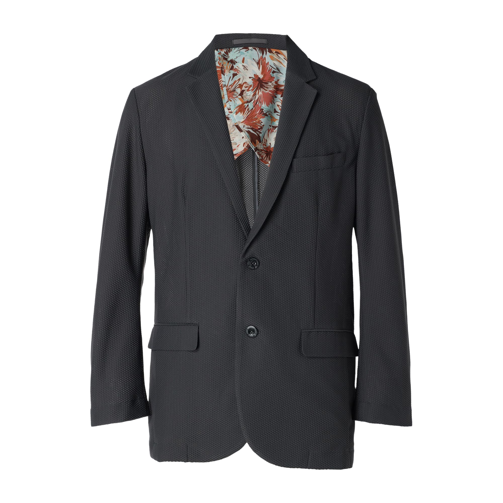 【24SS新作】MENS メッシュトリコット ジャケット グレー 071444100 - ZOY OFFICIAL