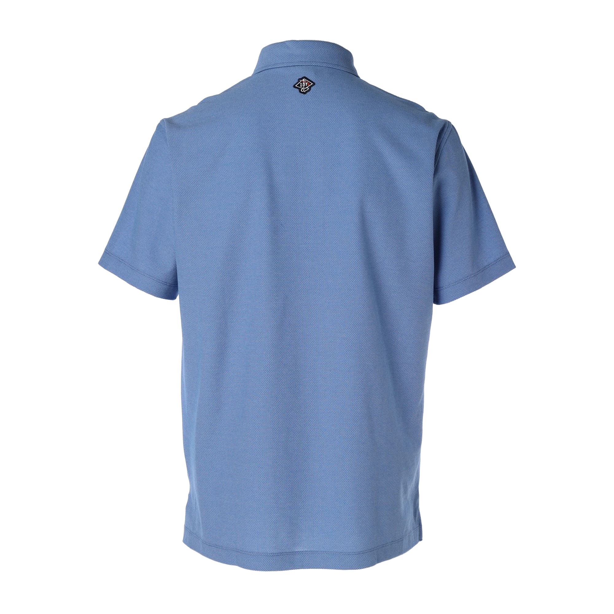 【24SS新作】MENS CORCORN 鹿の子 半袖ポロシャツ ロイヤルブルー 071442010 - ZOY OFFICIAL