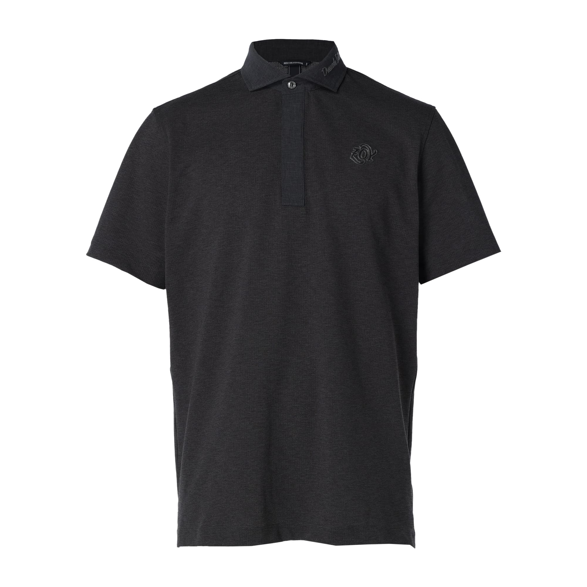 24SS】MENS DOT MESH COOL ワイドスプレッドカラー 半袖ポロシャツ  