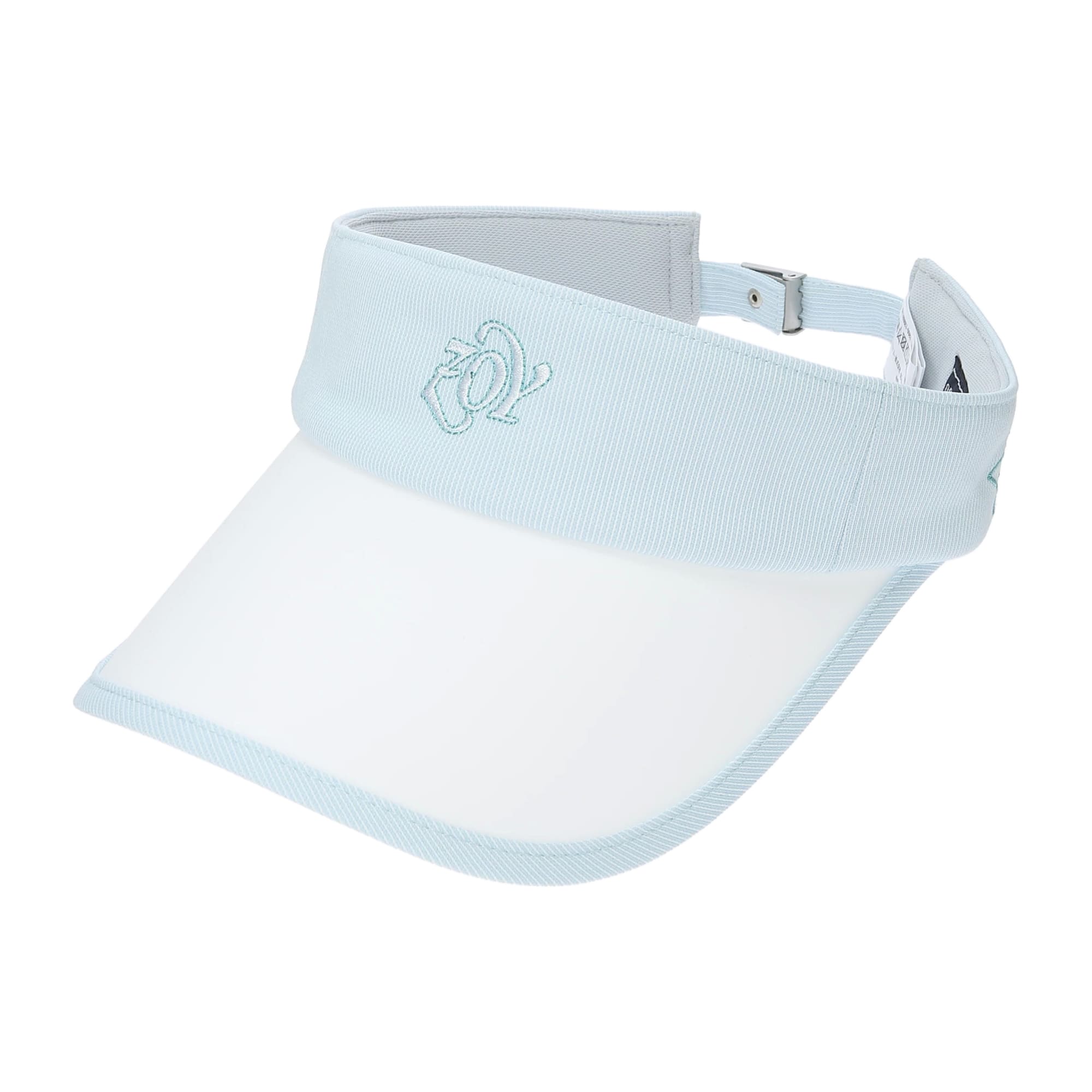 【24SS新作】UNISEX サンプロテクトバイザー サックス 071789887 - ZOY OFFICIAL