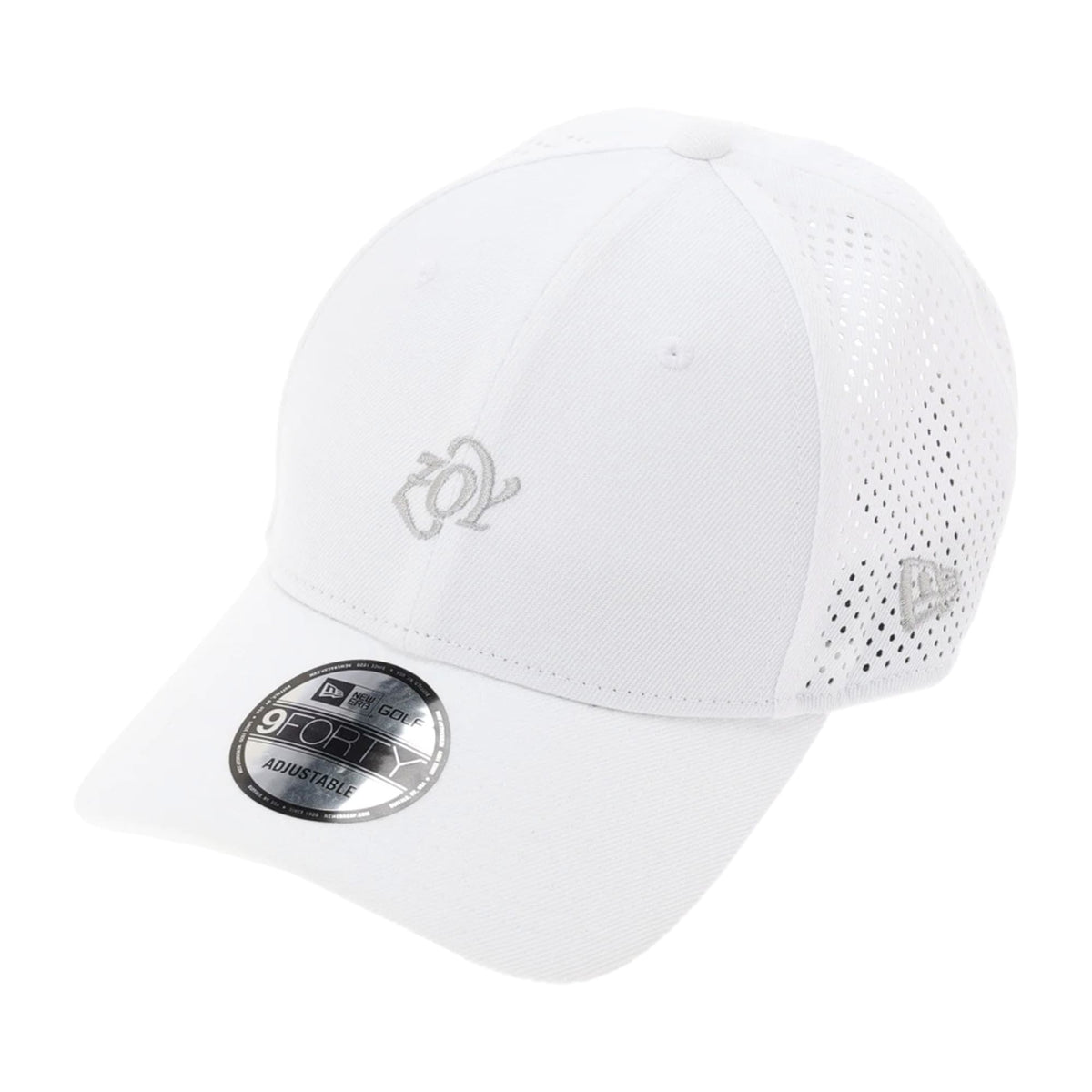 UNISEX NEW ERA パンチングメッシュキャップ ホワイト