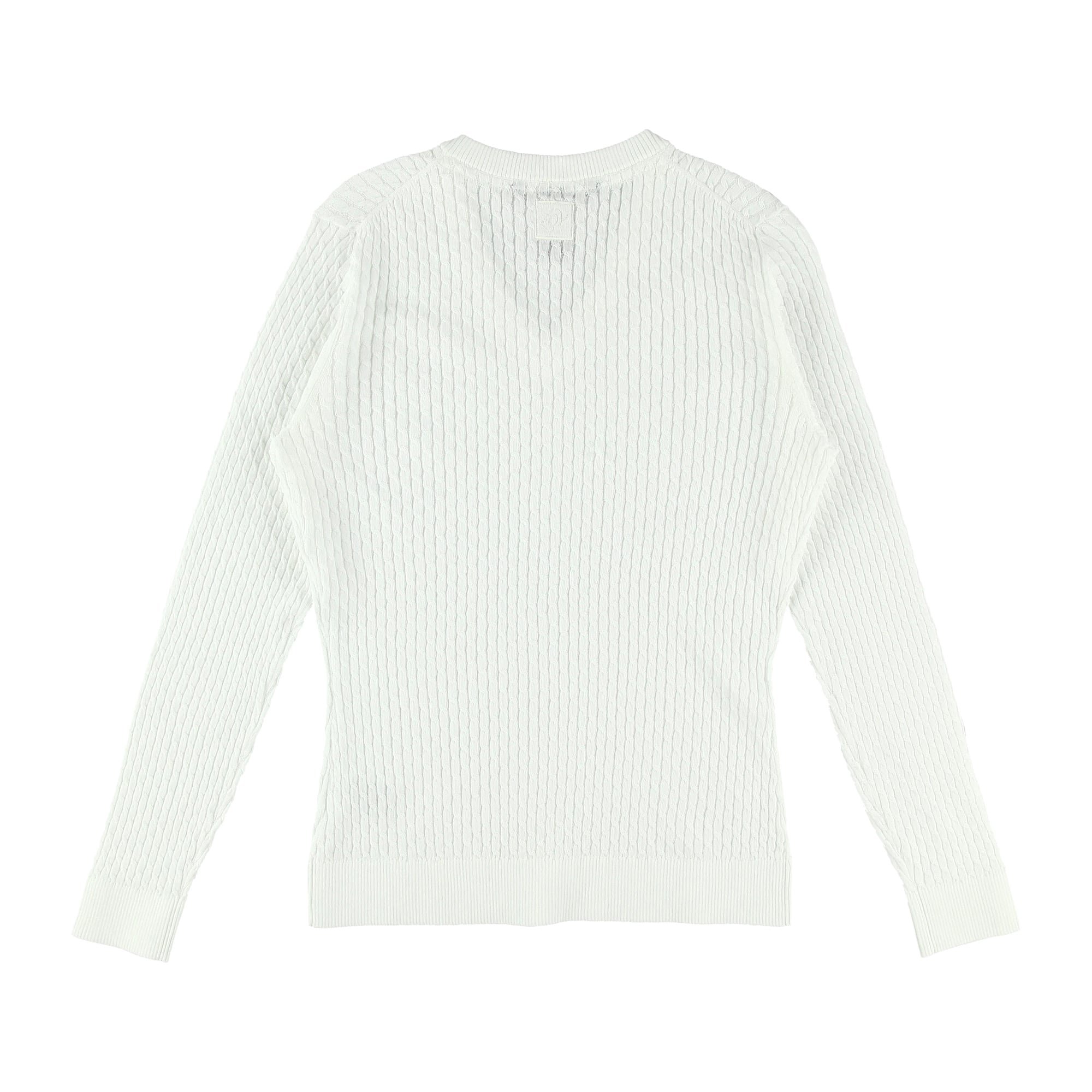 【24SS新作】WOMENS ハイゲージコットン 長袖セーター ネイビー 071642702 - ZOY OFFICIAL