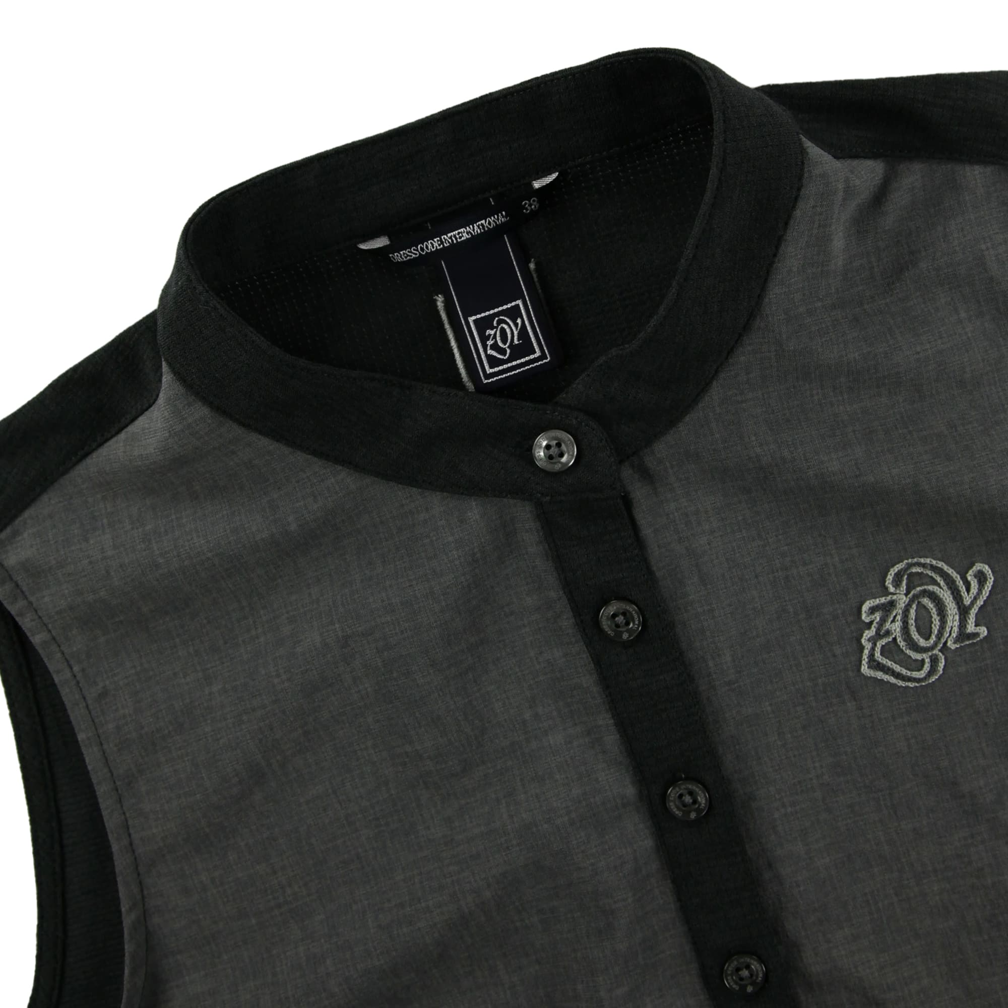 【24SS新作】WOMENS DOT MESH COOL スリーブレスシャツ サンドベージュ 071642025 - ZOY OFFICIAL