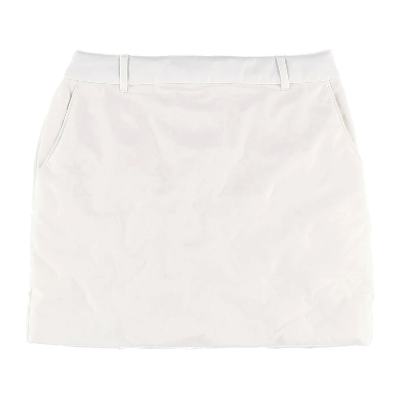 Women's Stretch Taffeta Skirt with Padded/Windproof Lining, White