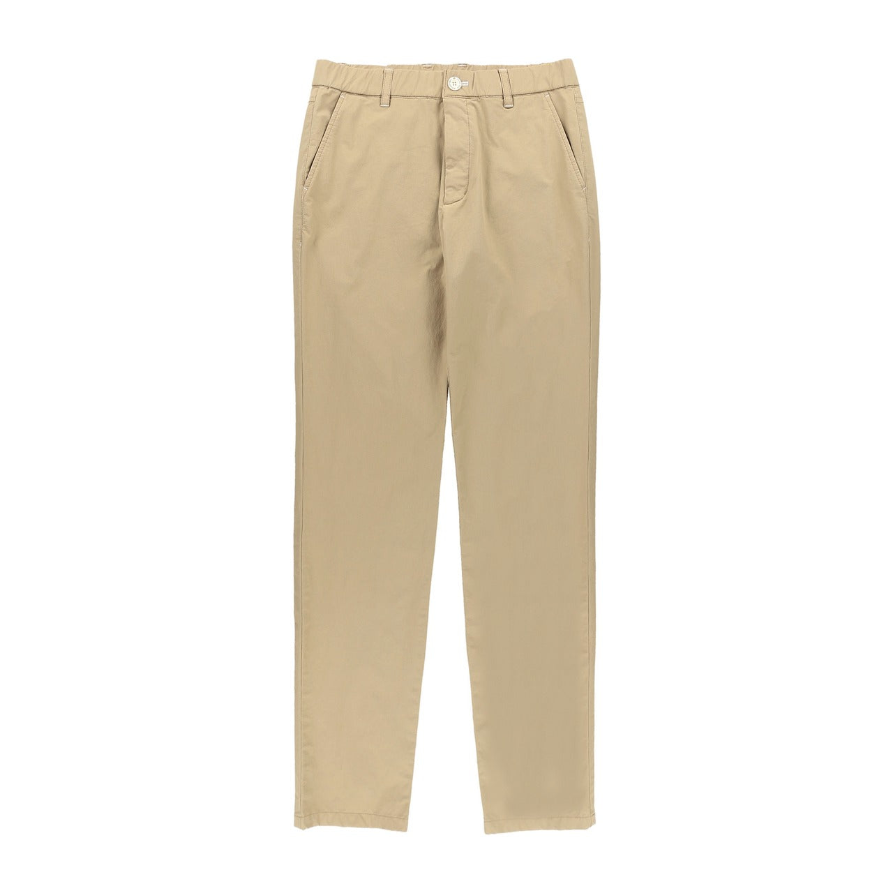 MEN ガーメントダイストレッチ ロングパンツ ベージュ