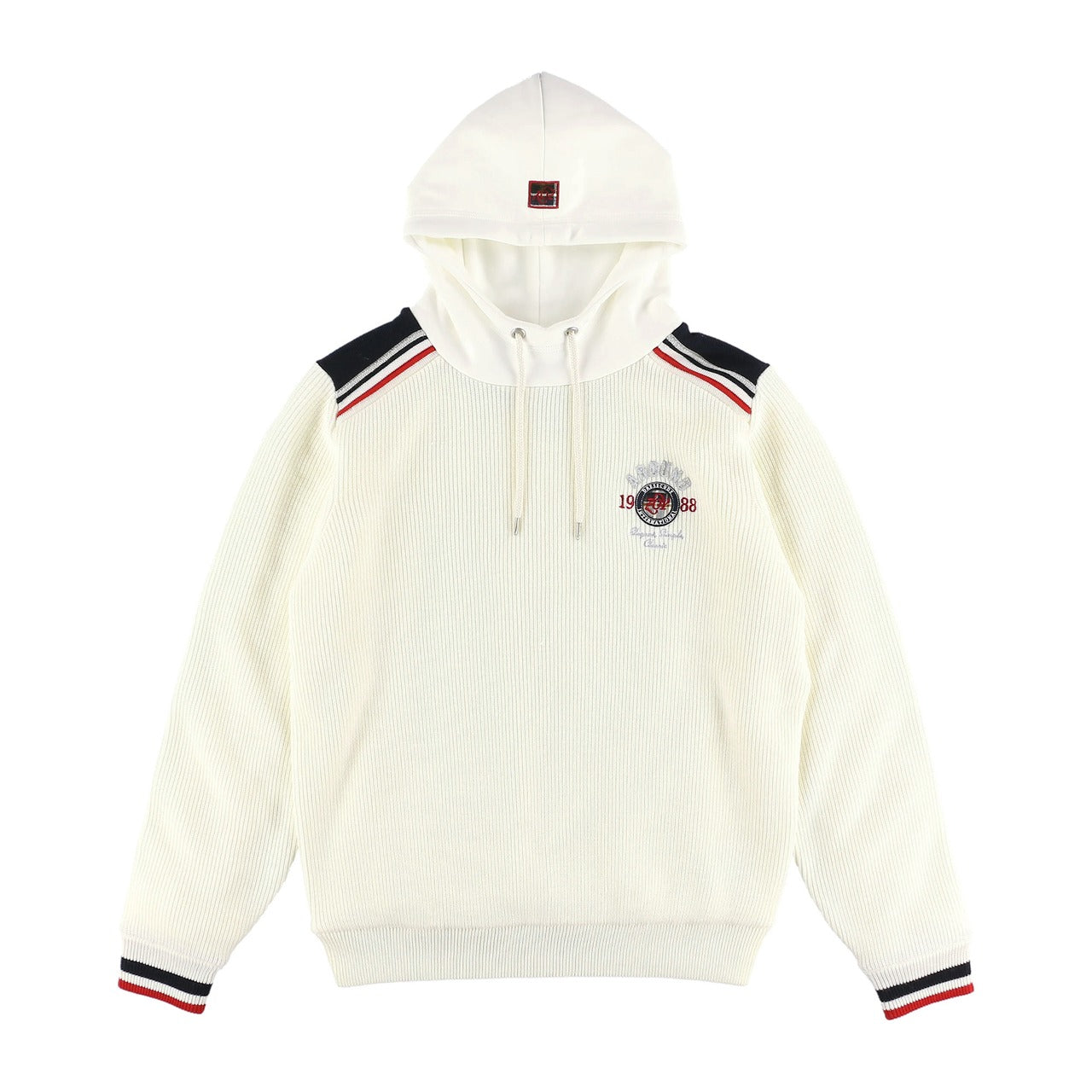 MEN TWIN プルオーバーフーディ(防風裏地付) ホワイト