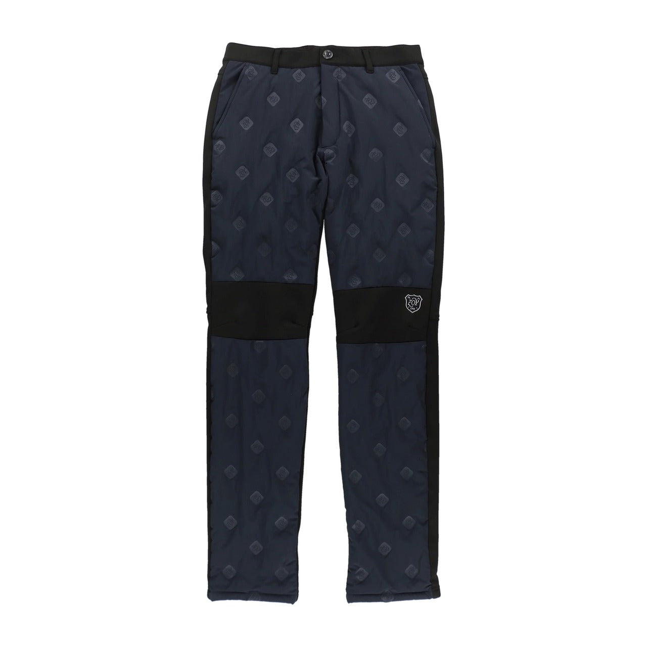 MEN ストレッチタフタ ロングパンツ 中綿入り/防風裏地 ネイビー