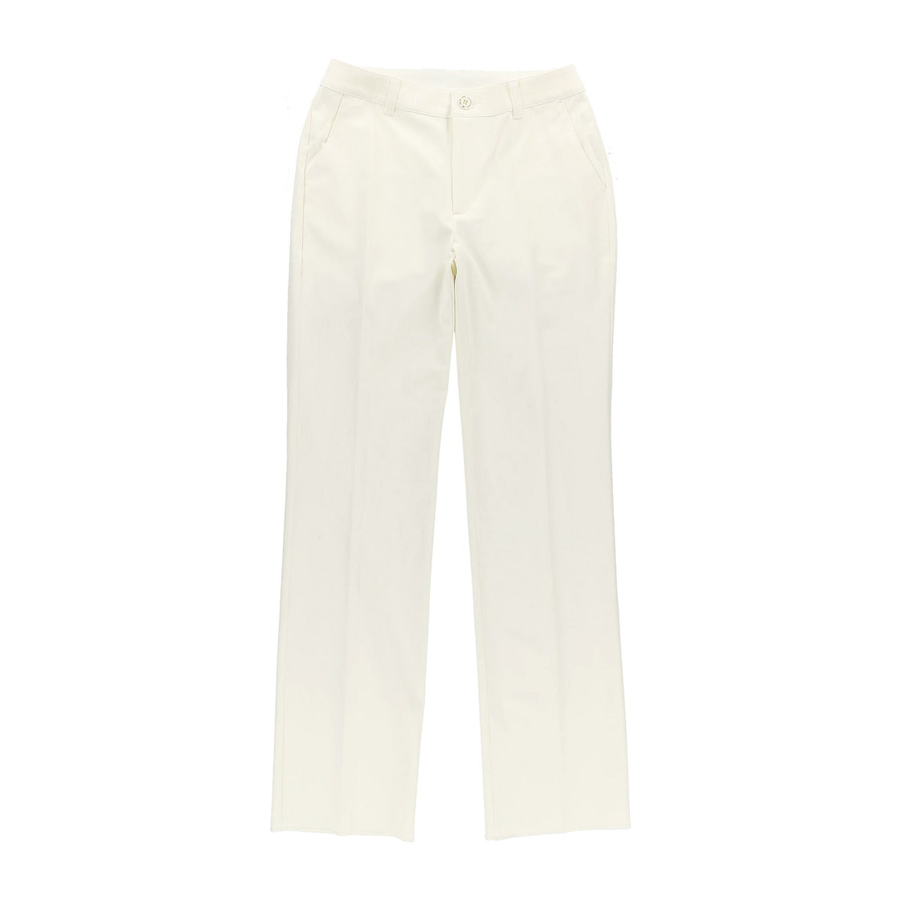 WOMEN ドライギャバ2WAYストレッチ ロングパンツ ホワイト