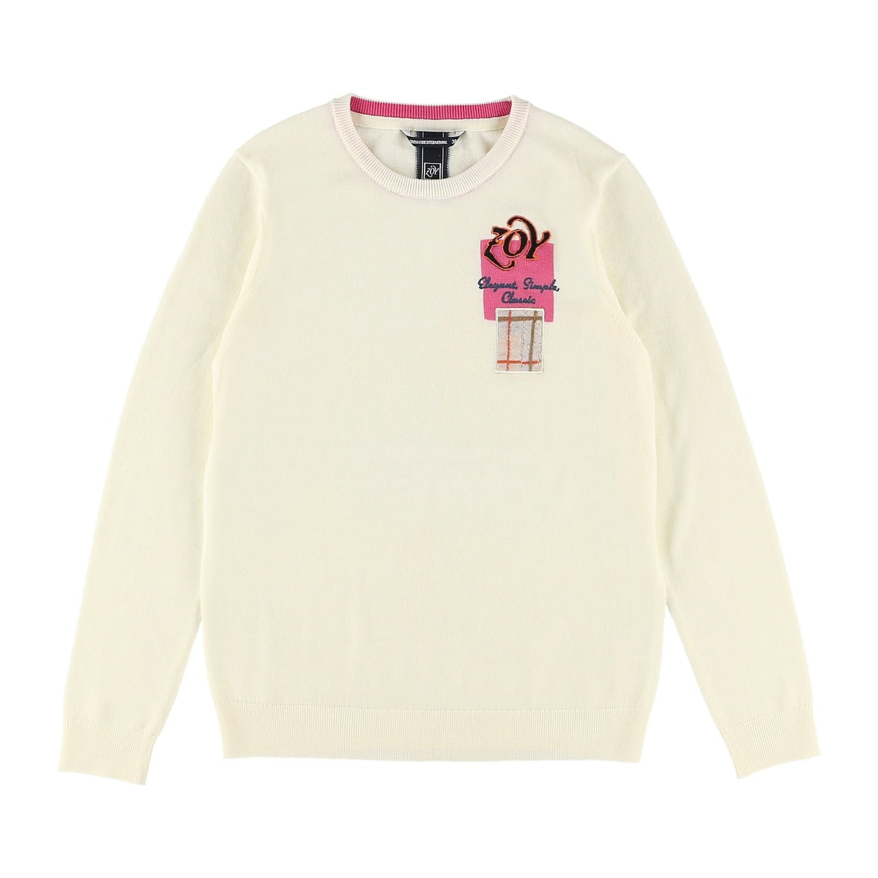 WOMEN CASHWOOL SWE プルオーバー ホワイト