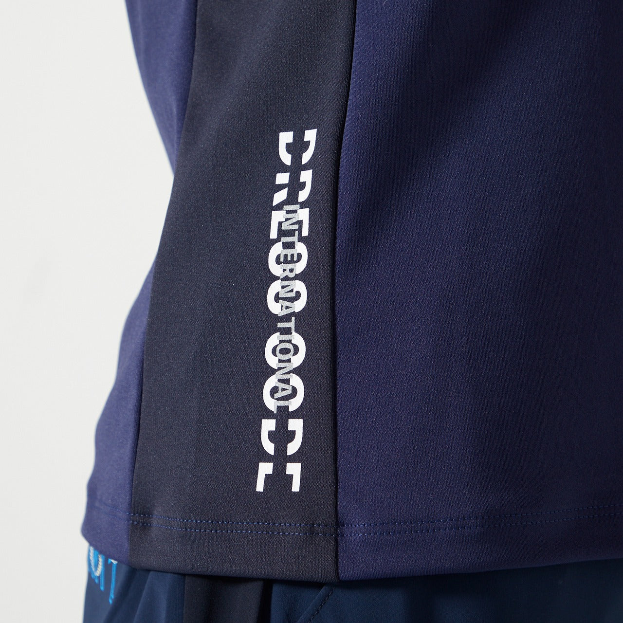 【SS】WOMEN ベアスムース 半袖モックネック ネイビー 071622000