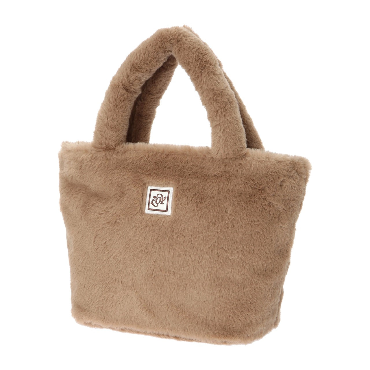 Women's Fur Cart Bag Greige