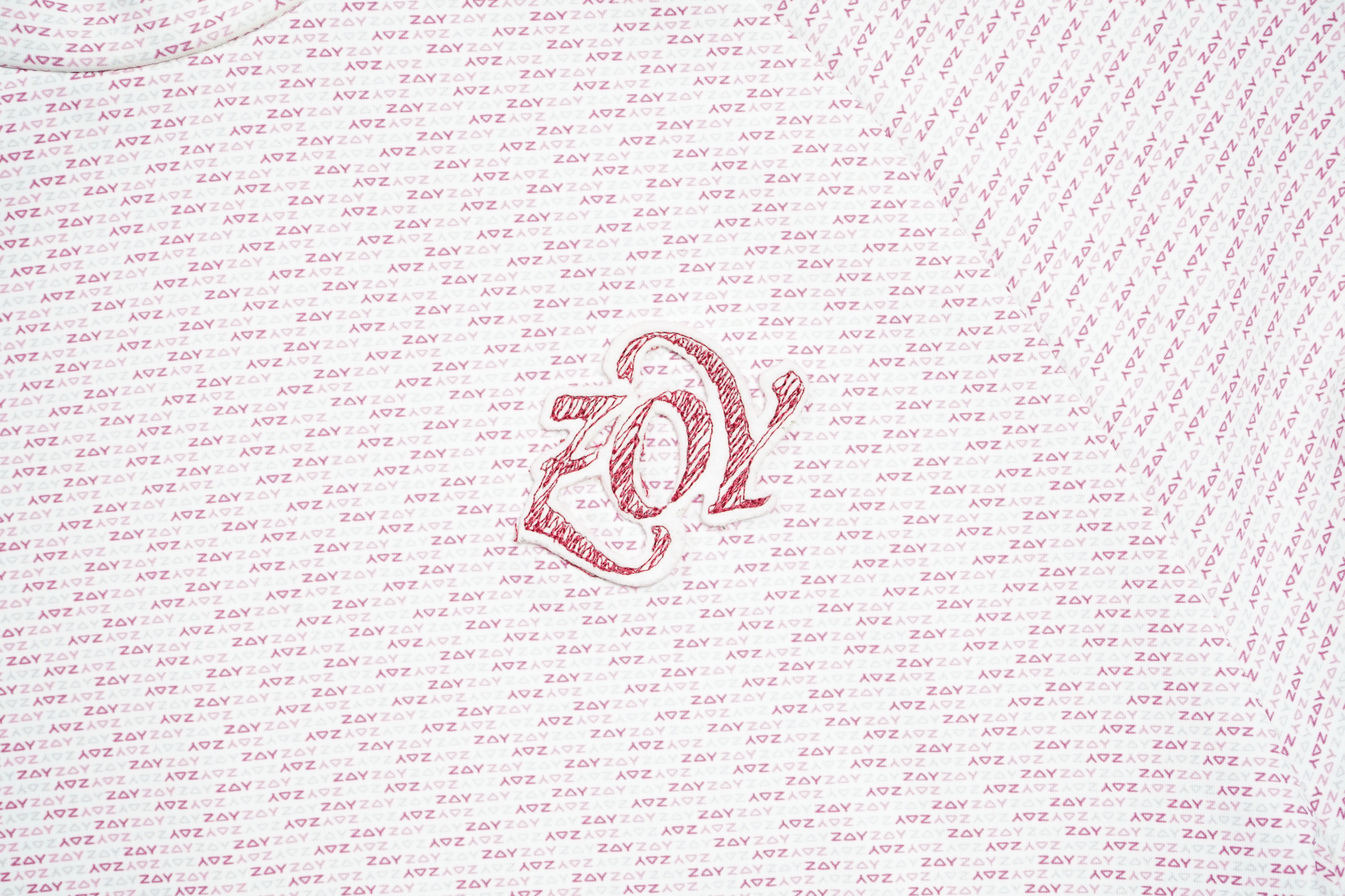 Women's Micro ZOY Logo Print Long Sleeve Shirt, Pink