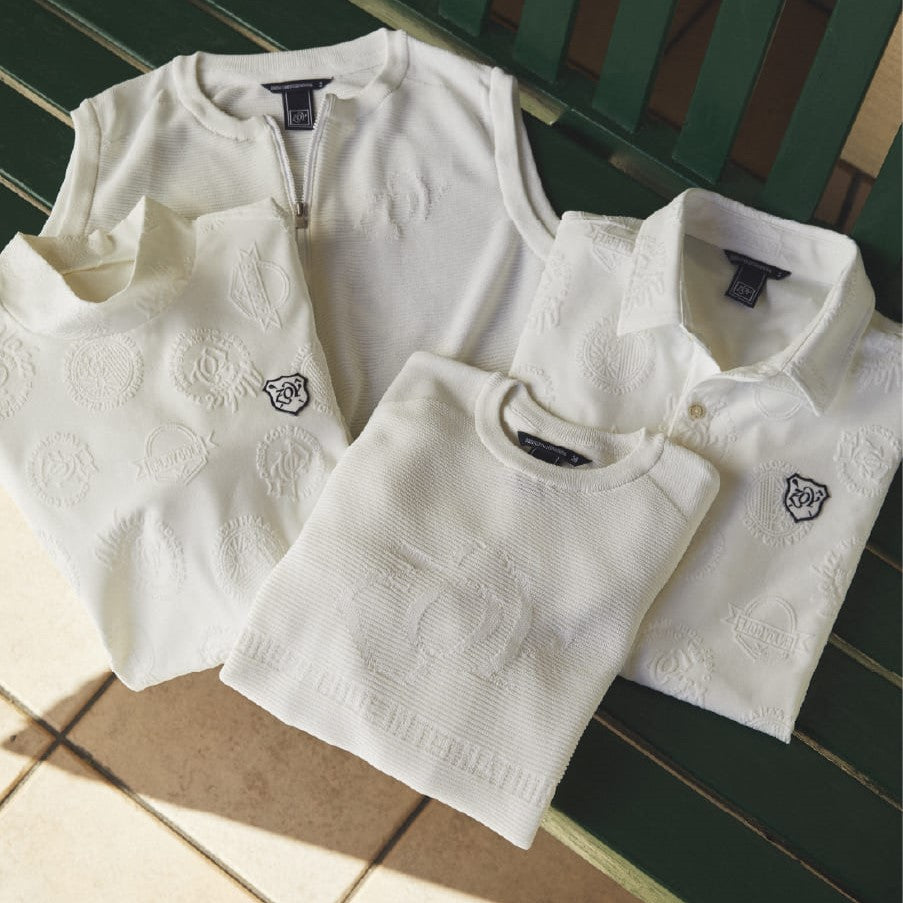 MEN プルーフプラスエコアルファ 長袖セーター ホワイト