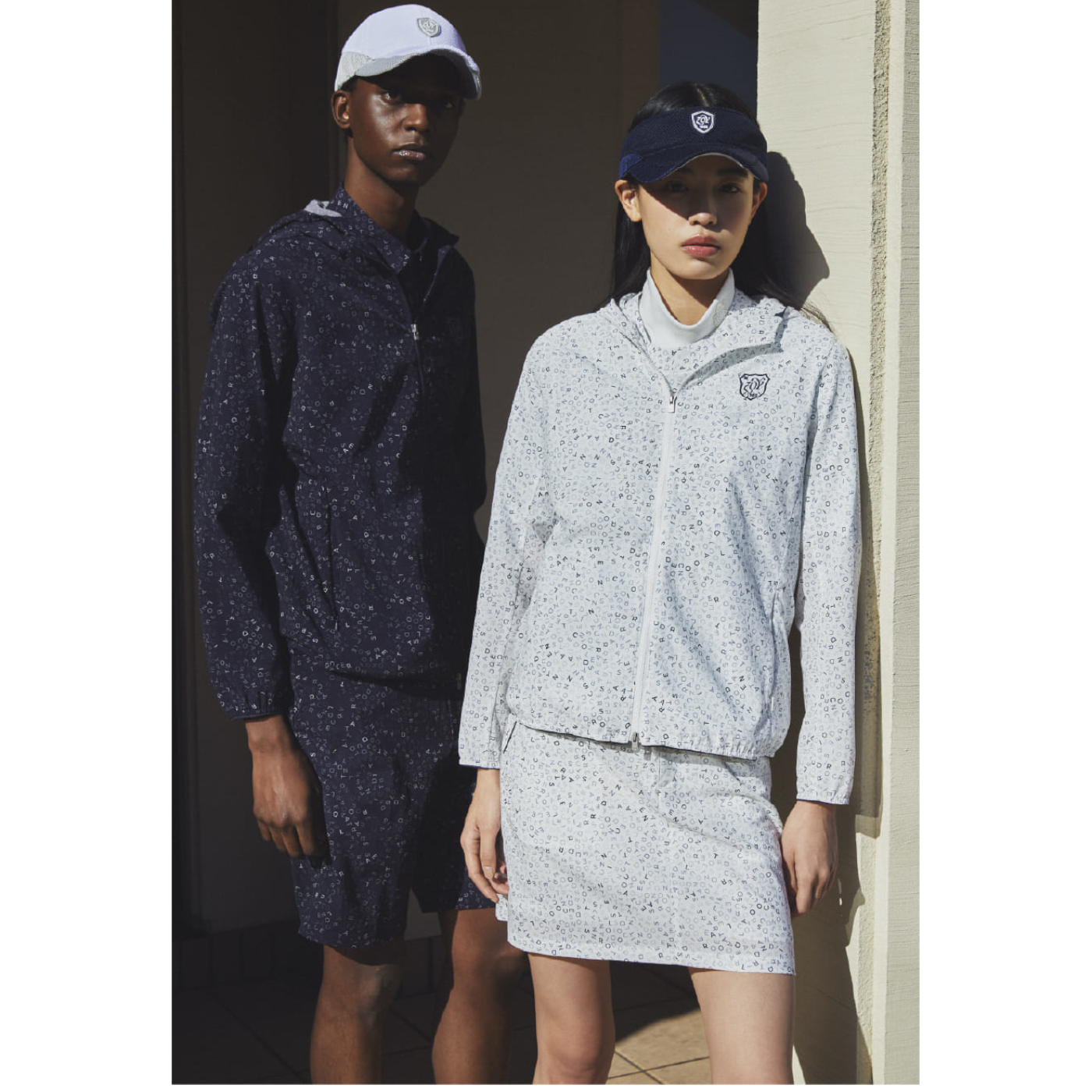 UNISEX COOLバイザー ネイビー