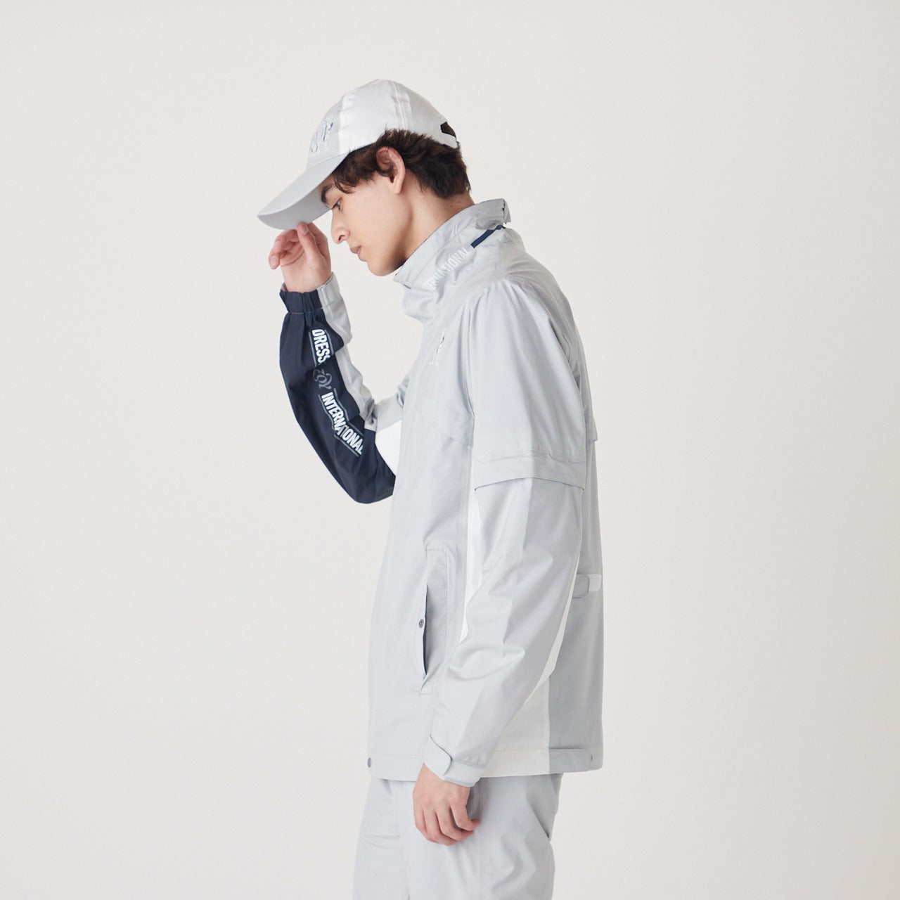 【SS/AW】MEN レインウェア ライトグレー 071739110