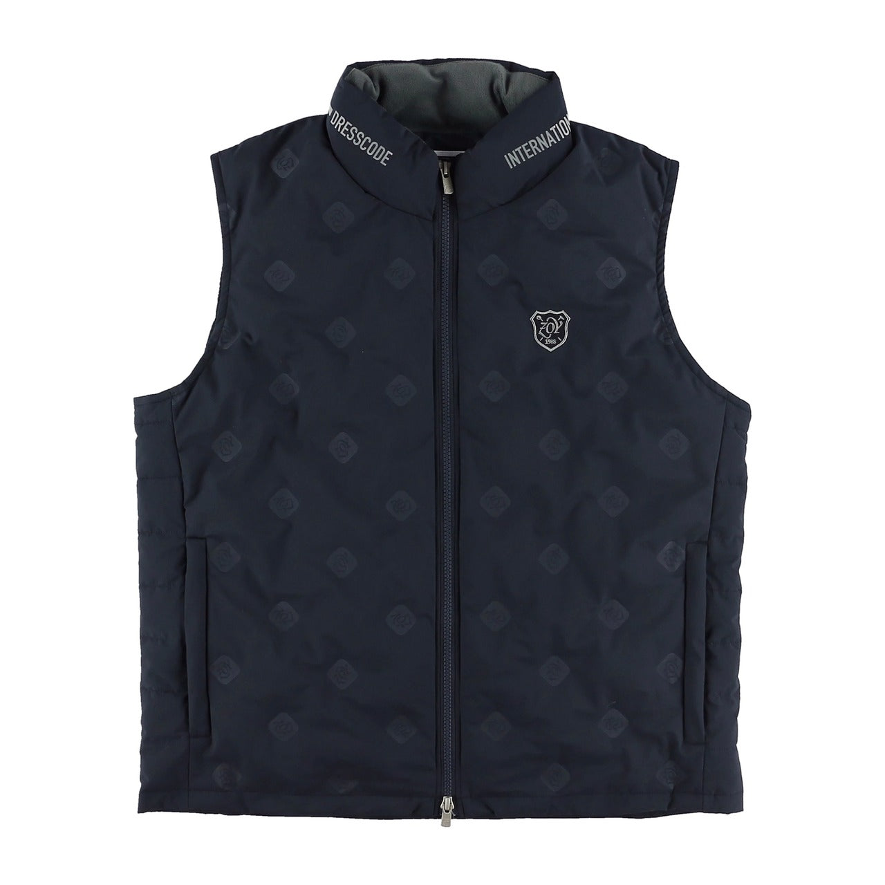 MEN ストレッチタフタ ベスト(中綿入り) ネイビー