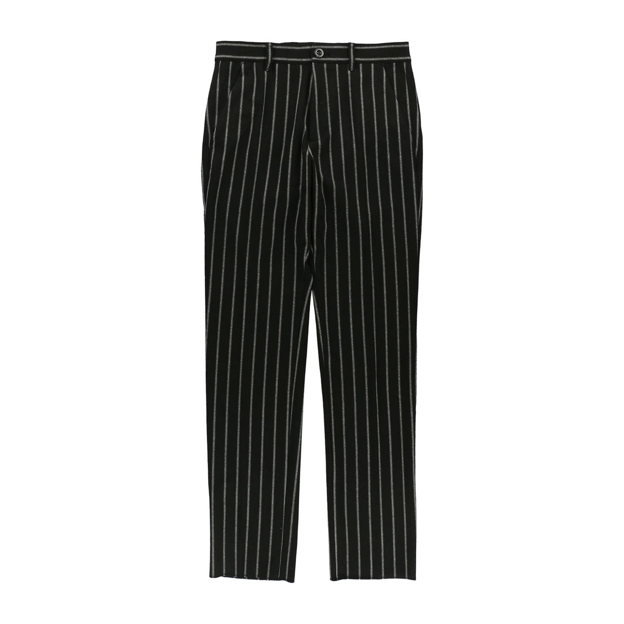 MEN チェルビックストライプ 2WAYストレッチ ロングパンツ チャコール