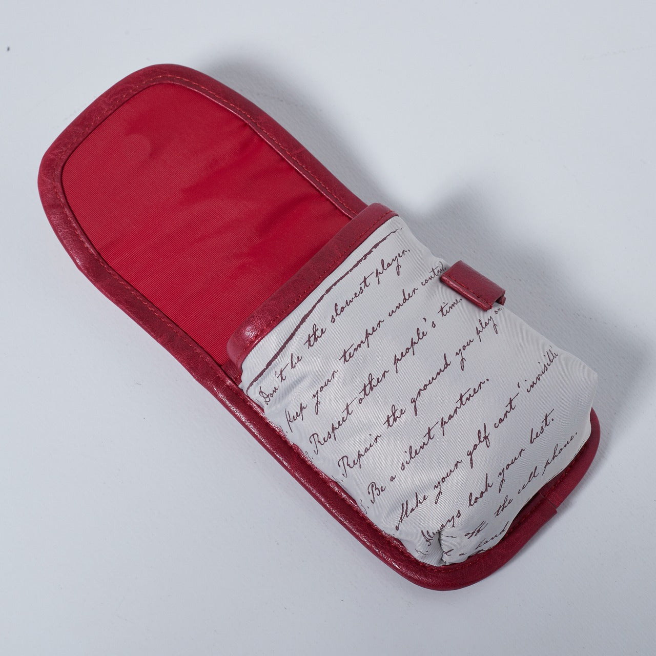 UNISEX padded scope pouch red