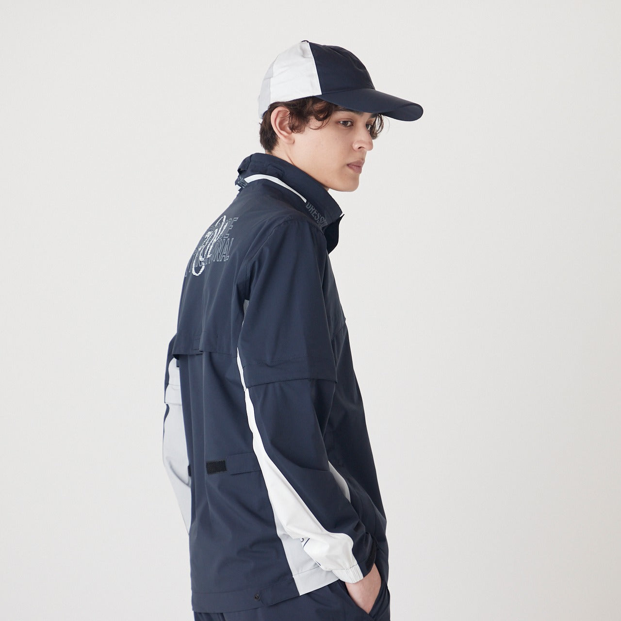 MEN レインウェア ネイビー