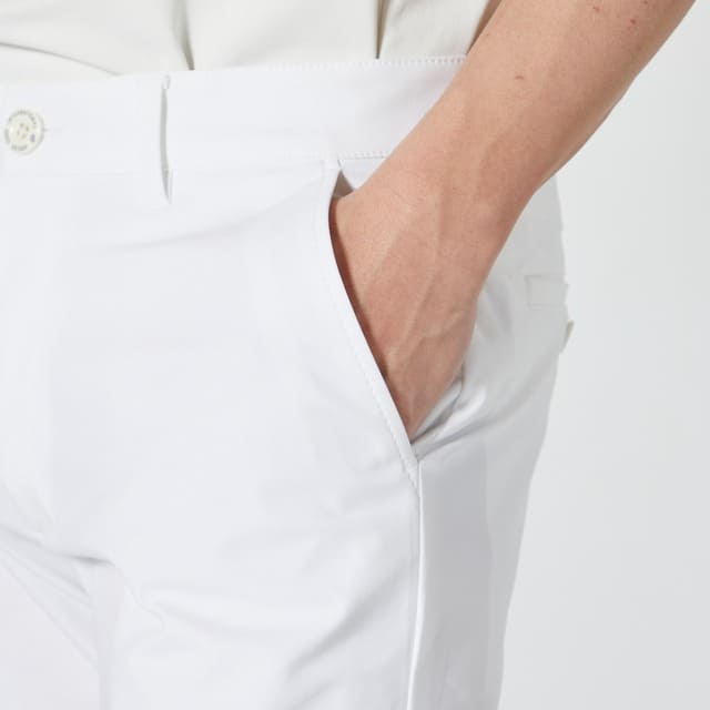 MENS ストレッチジャージ ロングパンツ ホワイト 071422405 - ZOY OFFICIAL