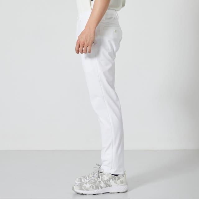MENS ストレッチジャージ ロングパンツ ホワイト 071422405 - ZOY OFFICIAL