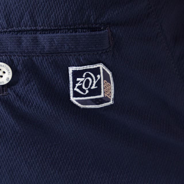MENS ガーメントダイ ロングパンツ ネイビー 071422406 - ZOY OFFICIAL