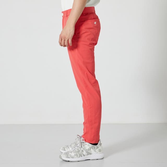 MENS ガーメントダイ ロングパンツ レッド 071422406 - ZOY OFFICIAL