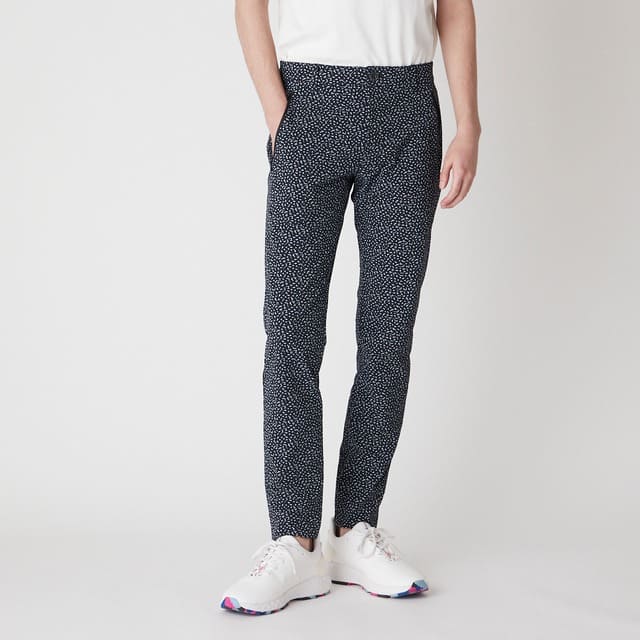 MENS マイクロリップストレッチ パンツ ネイビー 071422418 - ZOY OFFICIAL