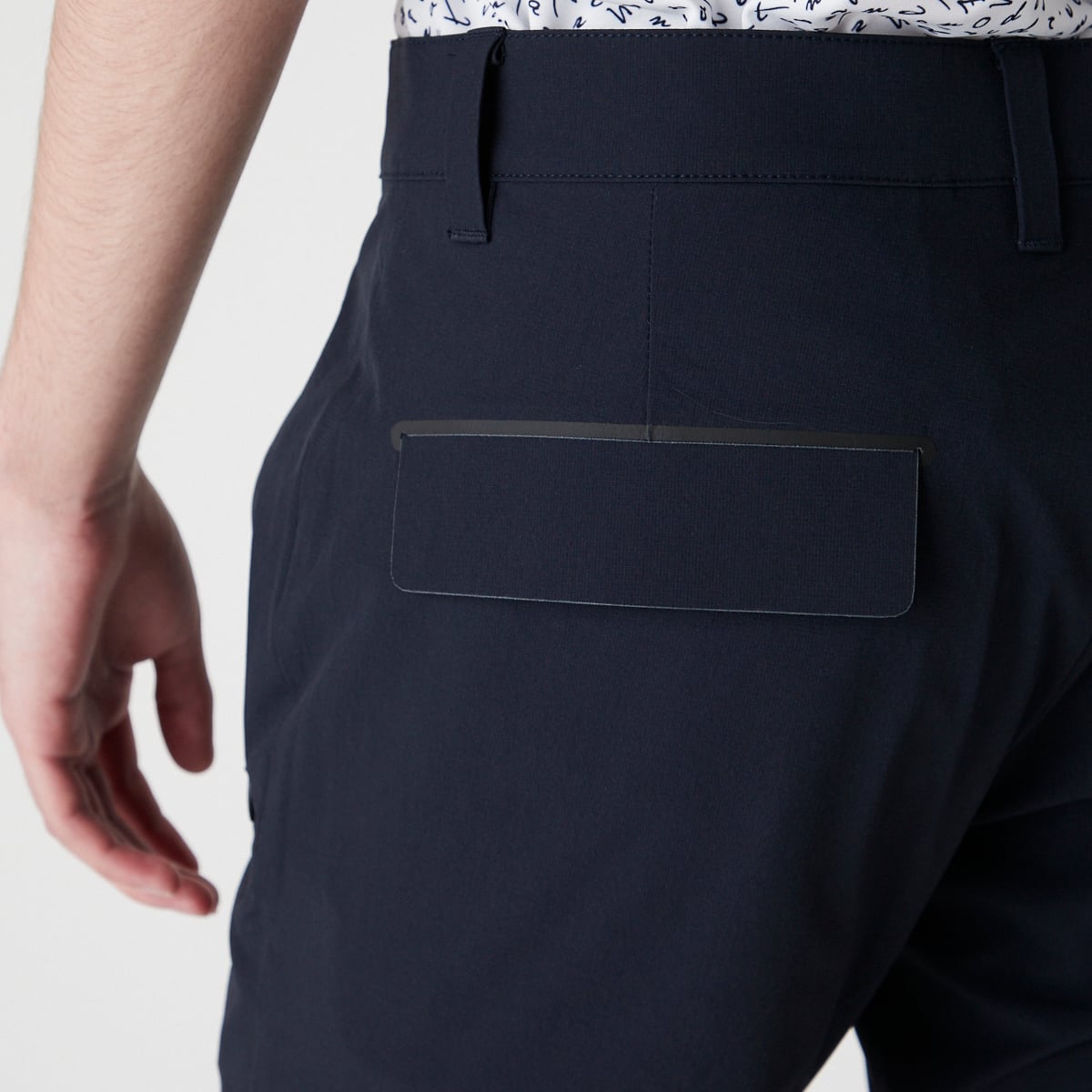 MENS マイクロリップストレッチ パンツ ダークネイビー/071422418 - ZOY OFFICIAL