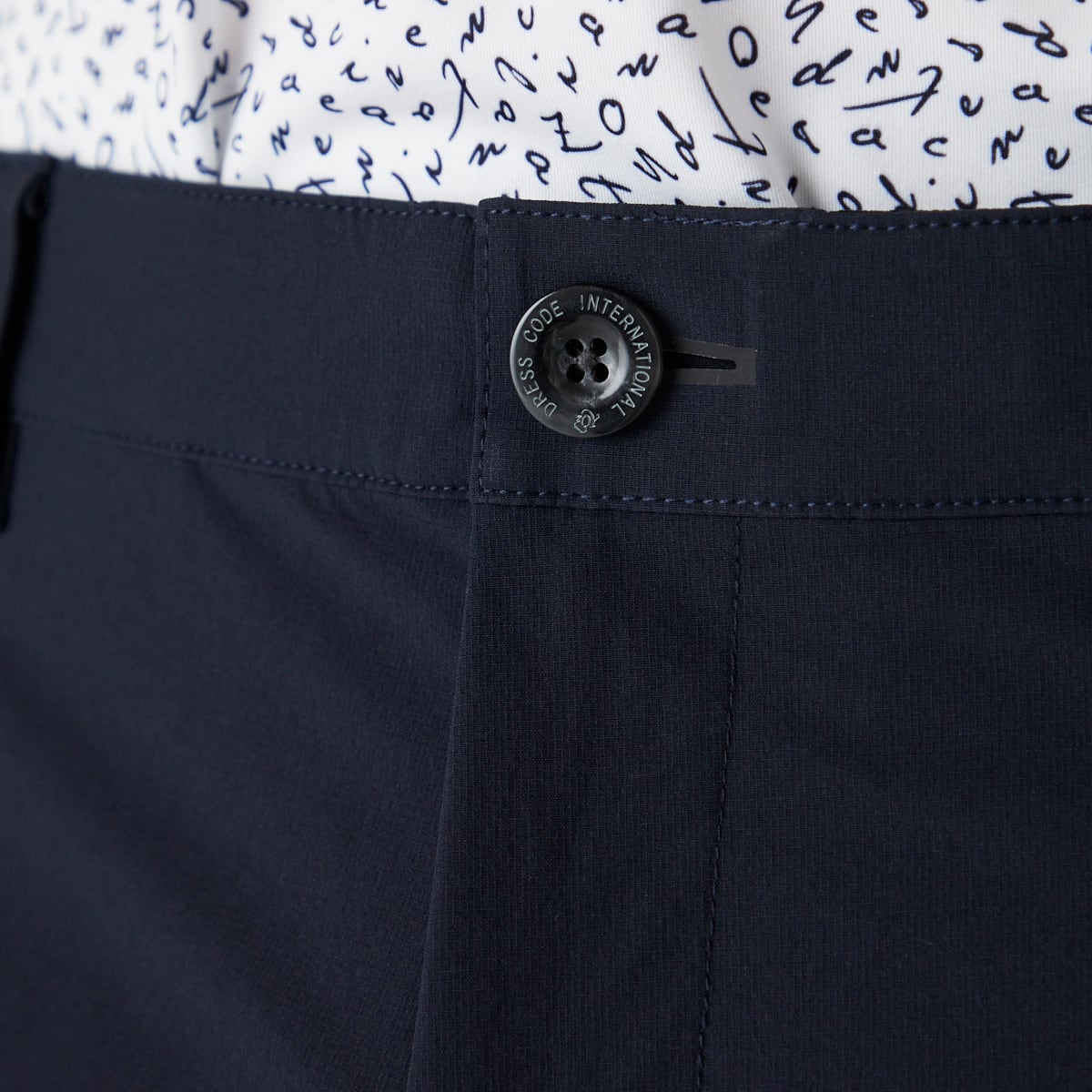 MENS マイクロリップストレッチ パンツ ダークネイビー/071422418 - ZOY OFFICIAL