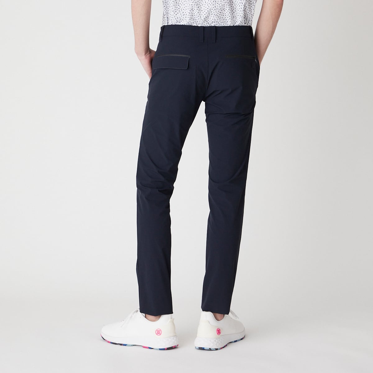 MENS マイクロリップストレッチ パンツ ダークネイビー/071422418 - ZOY OFFICIAL