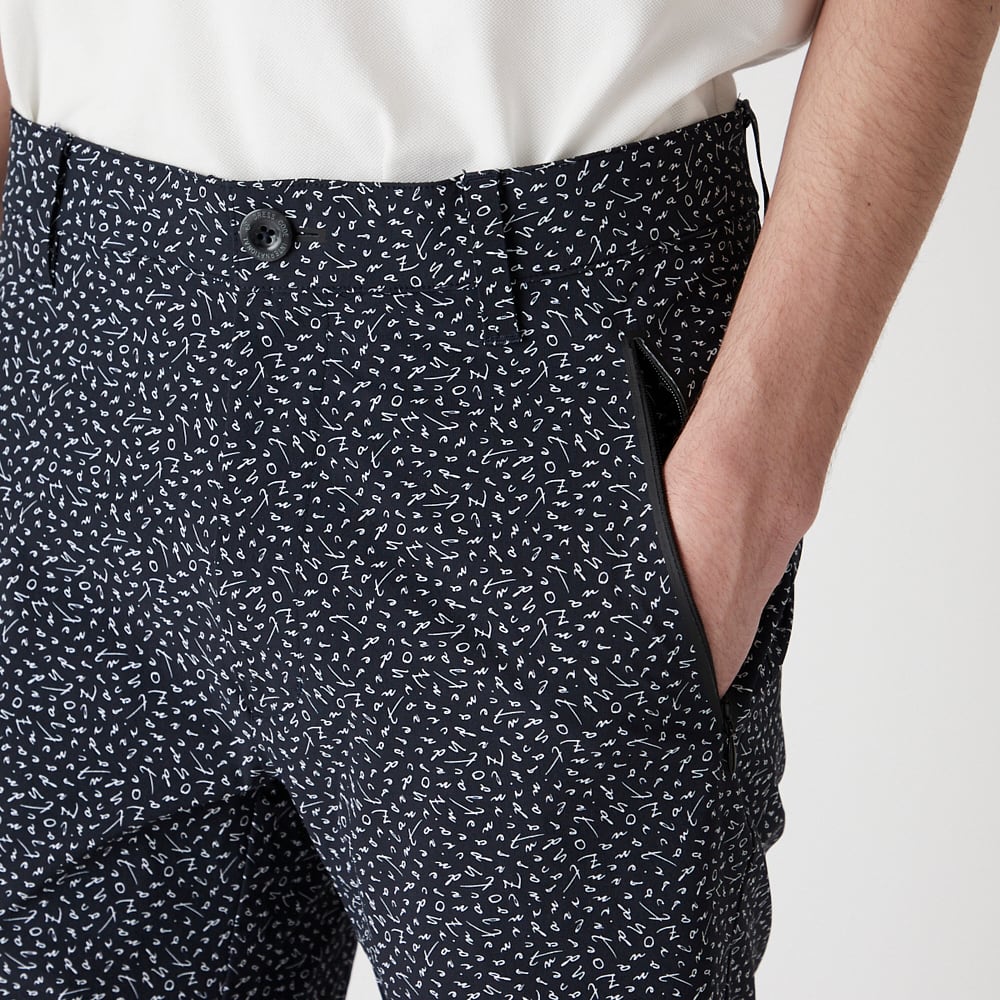 【伸縮性抜群】MENS マイクロリップストレッチ ショートパンツ ネイビー / 071422419 - ZOY OFFICIAL