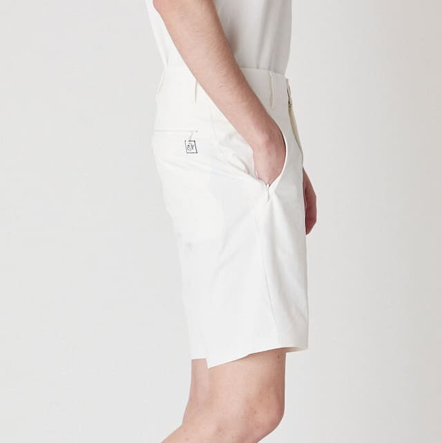 MENS マイクロリップストレッチ ショートパンツ ホワイト 071422419 - ZOY OFFICIAL