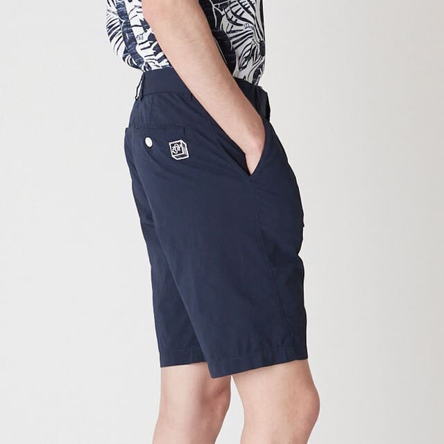 MENS ガーメントダイ ショートパンツ ネイビー 071422426 - ZOY OFFICIAL