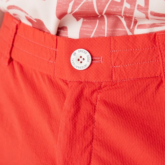 MENS ガーメントダイ ショートパンツ レッド 071422426 - ZOY OFFICIAL