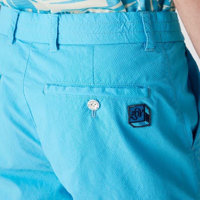 MENS ガーメントダイ ショートパンツ ターコイズ 071422426 - ZOY OFFICIAL