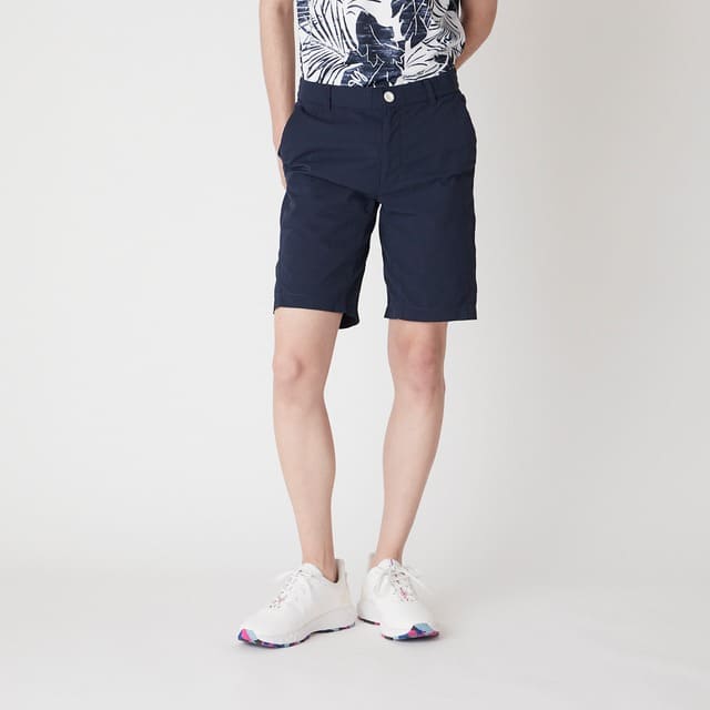 MENS ガーメントダイ ショートパンツ ネイビー 071422426 - ZOY OFFICIAL