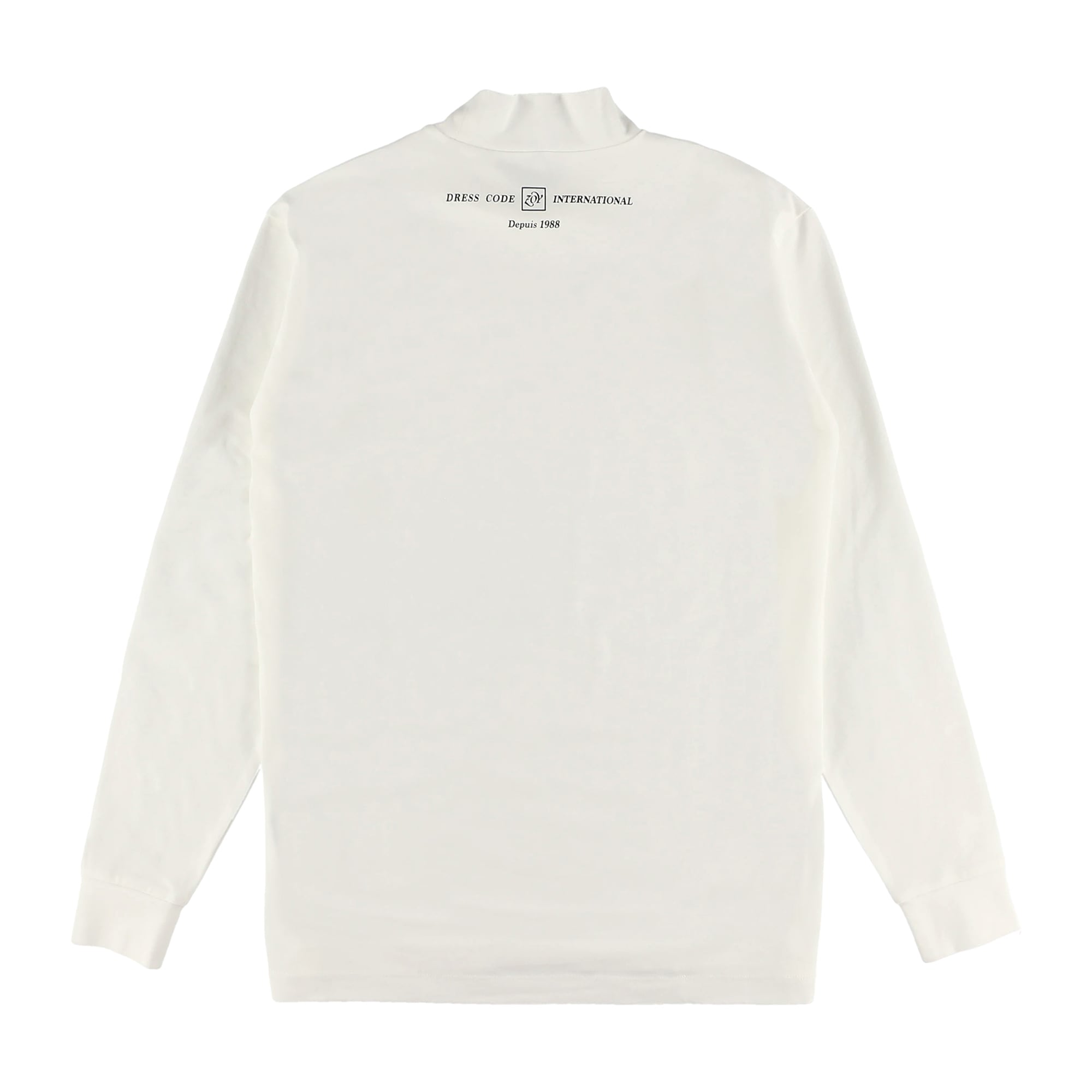 MENS コットンベア天竺 長袖モックネック 071424002 - ZOY OFFICIAL