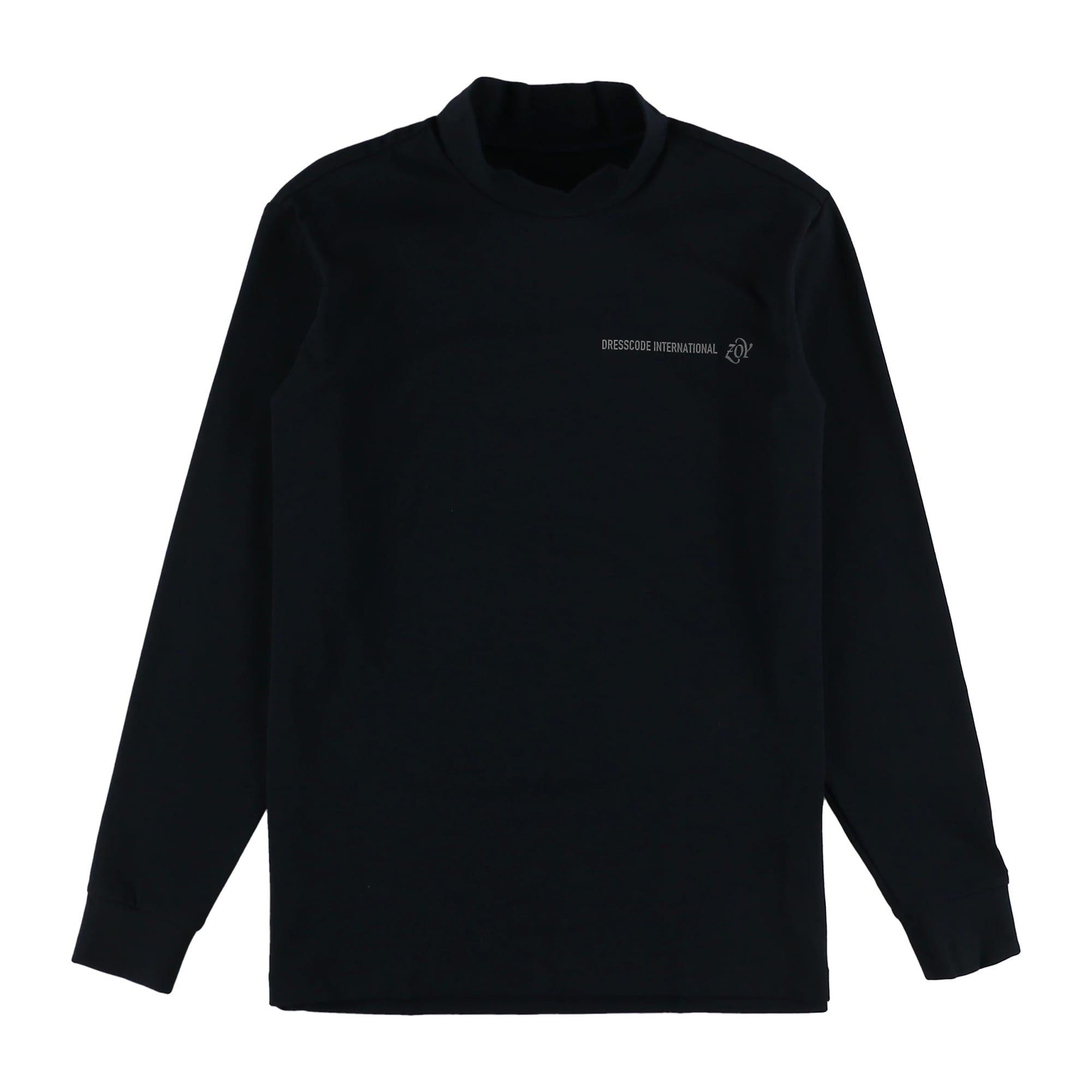 MENS コットンベア天竺 長袖モックネック 071424002 - ZOY OFFICIAL