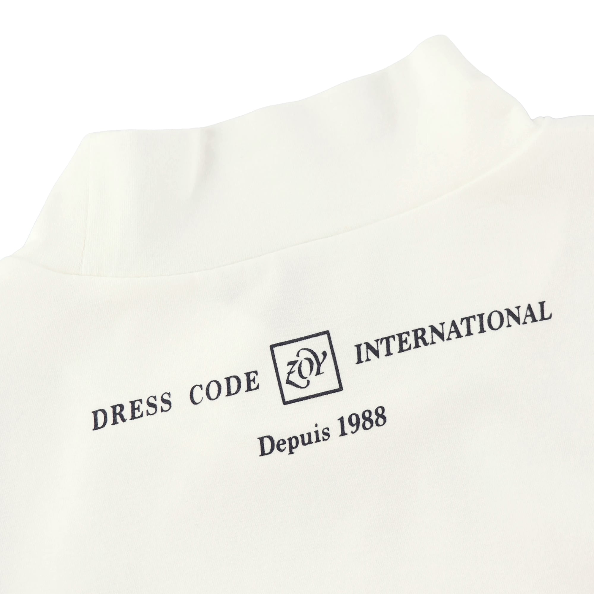 MENS コットンベア天竺 長袖モックネック 071424002 - ZOY OFFICIAL