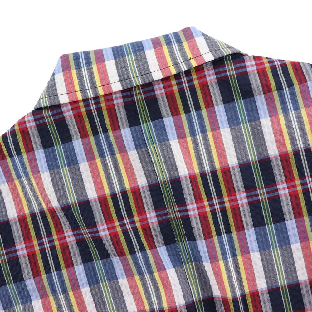 MENS クールマックスサッカー ジャケット マドラスチェック 071432121 - ZOY OFFICIAL