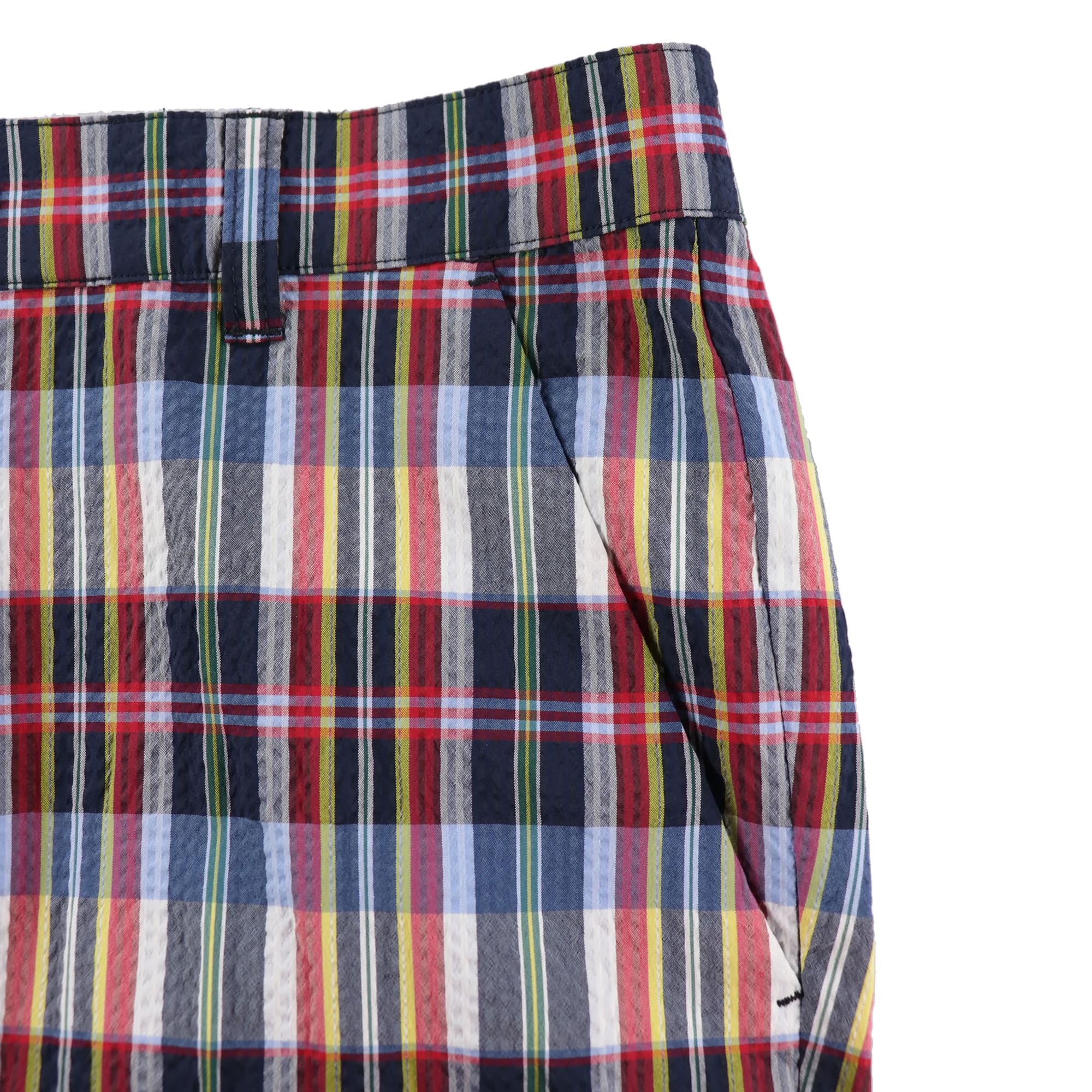 MENS クールマックスサッカー ロングパンツ マドラスチェック 071432421 - ZOY OFFICIAL