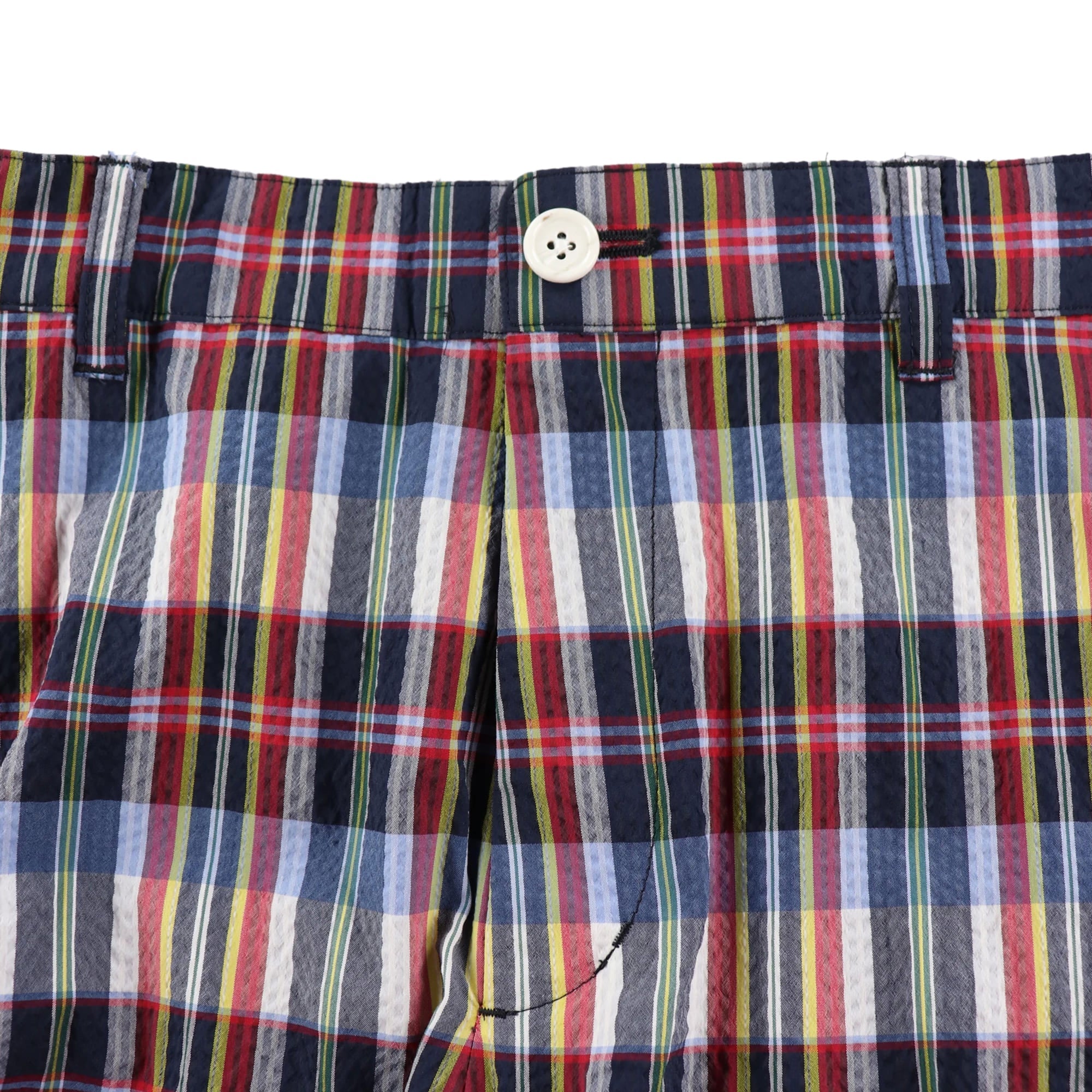 MENS クールマックスサッカー ロングパンツ マドラスチェック 071432421 - ZOY OFFICIAL